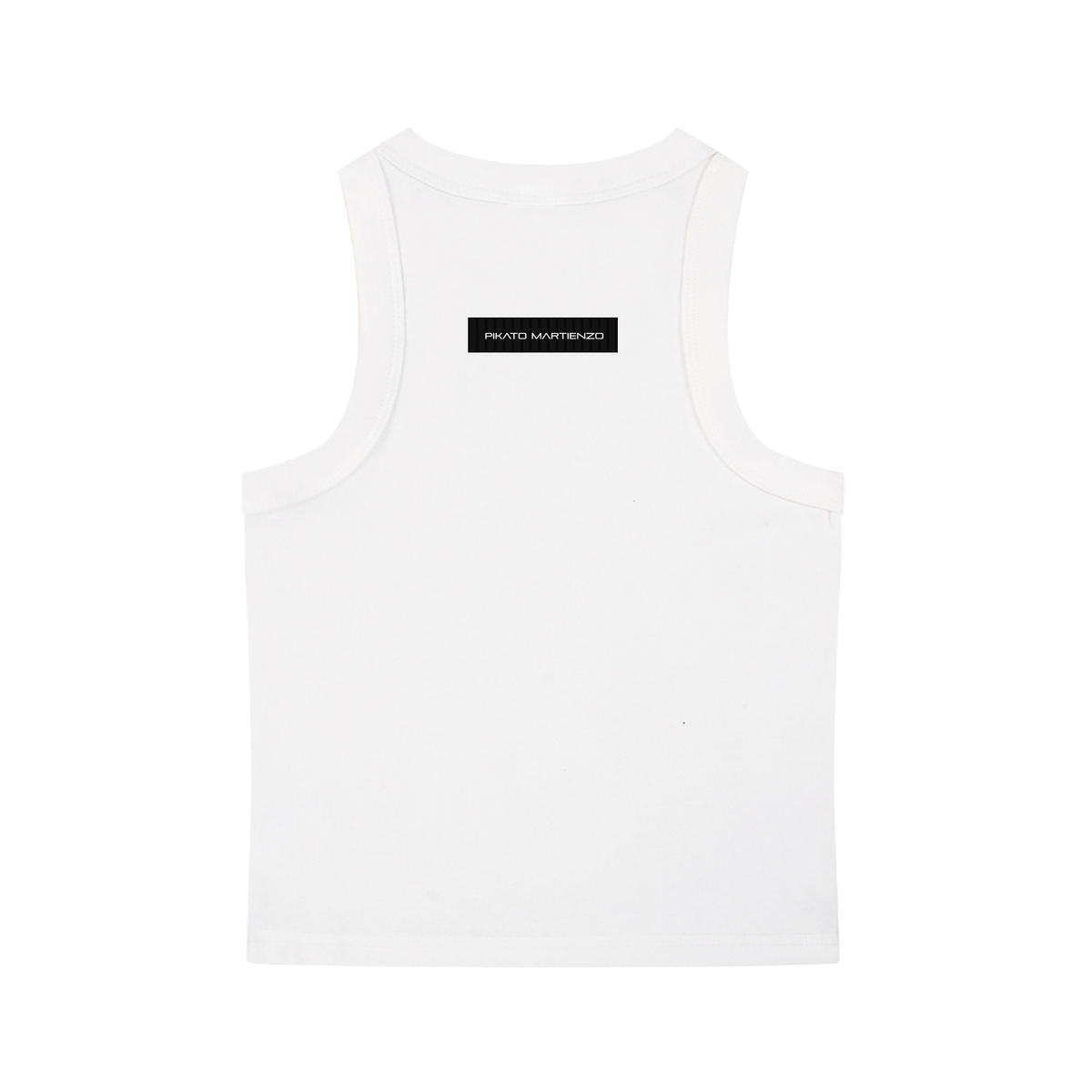 PIKATO MARTIENZO "NO COMMENTS" SCRIPTUS Snow Washed Tank Top