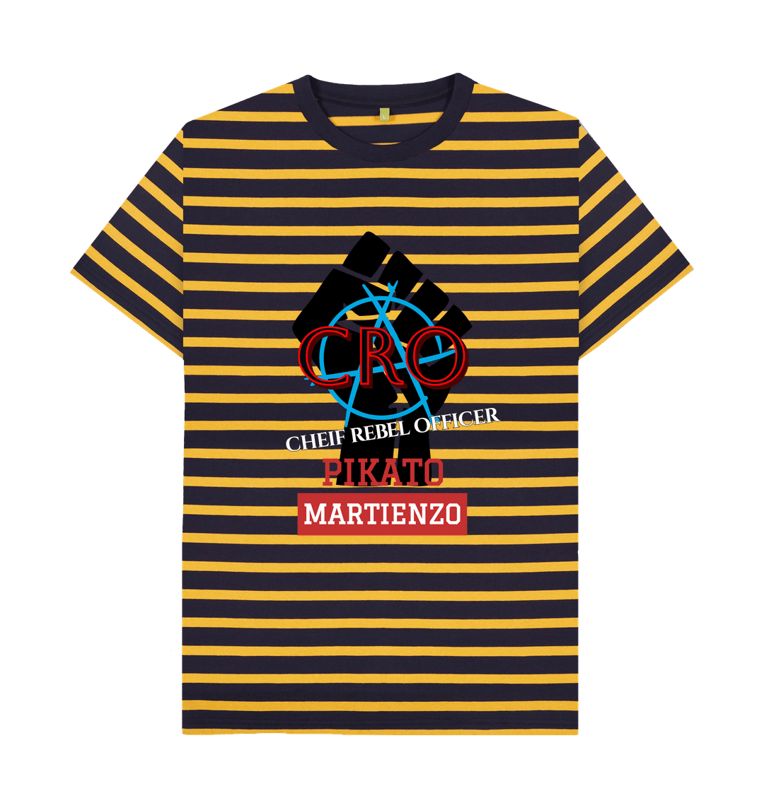 Navy & Mustard Stripe PM CRO_Cheif Rebel Officer