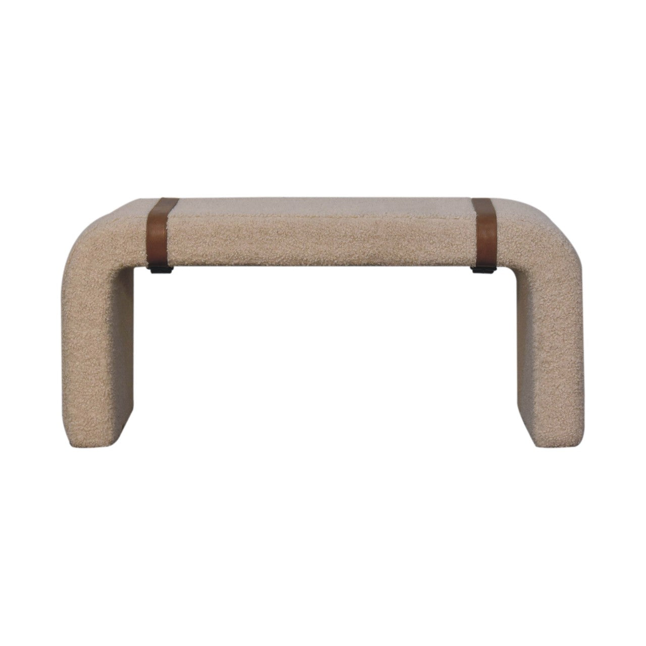 PIKATO MARTIENZO Boucle Leather Strap Bench