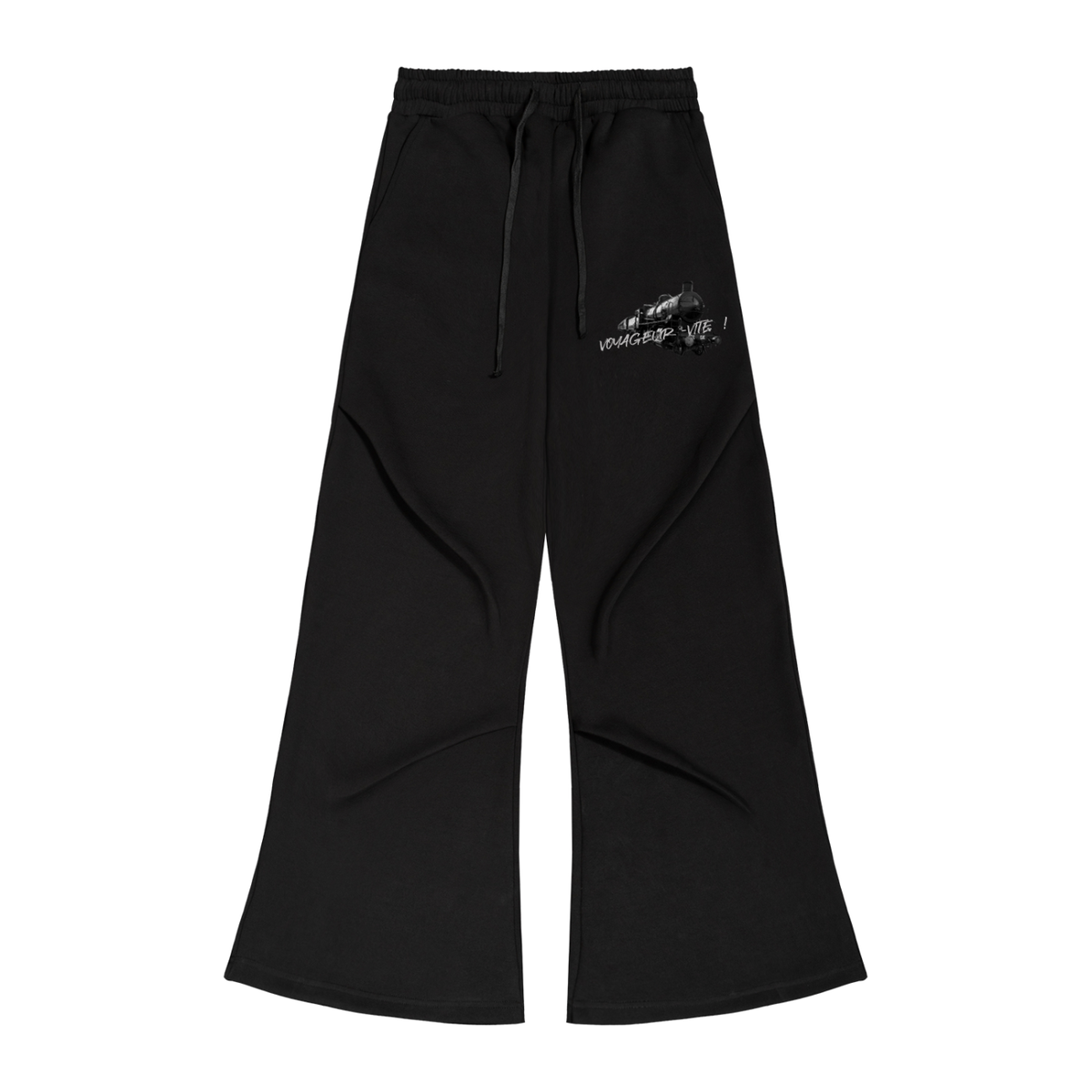 PIKATO MARTIENZO Wide Leg Drawstring Sweatpants