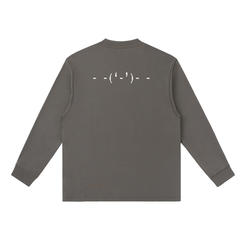 PIKATO MARTIENZO Hempville GRY  LNG SLV T-Shirt