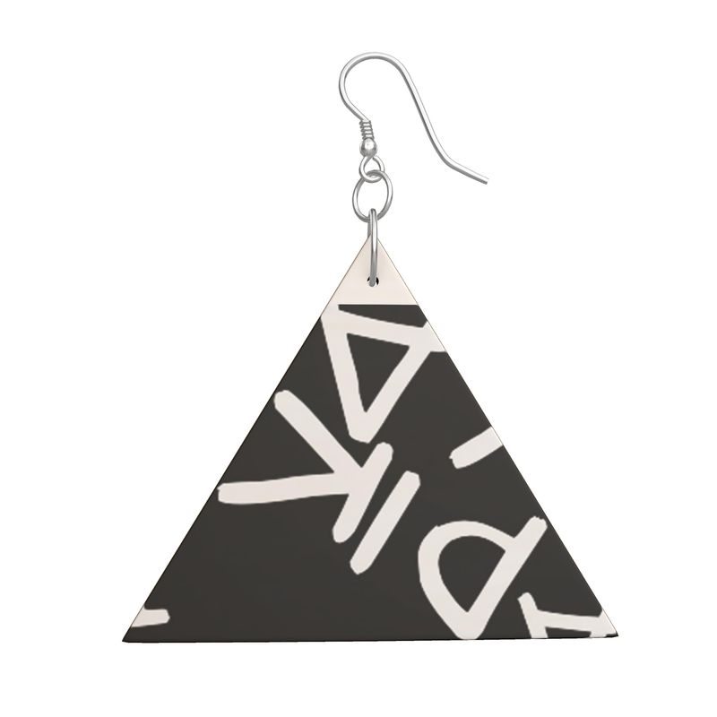 PM Wooden Earrings Geometric Shapes