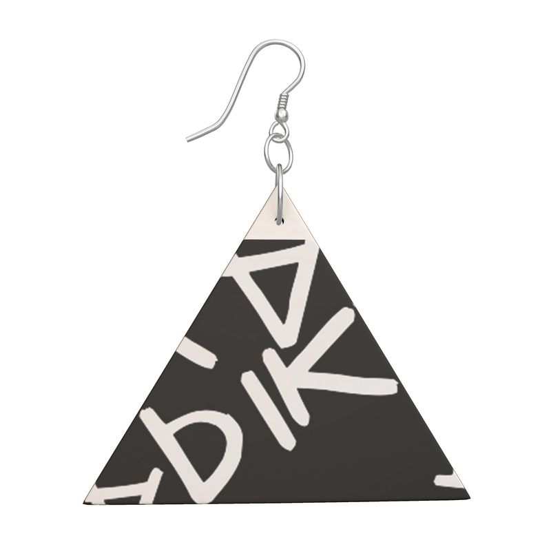 PM Wooden Earrings Geometric Shapes