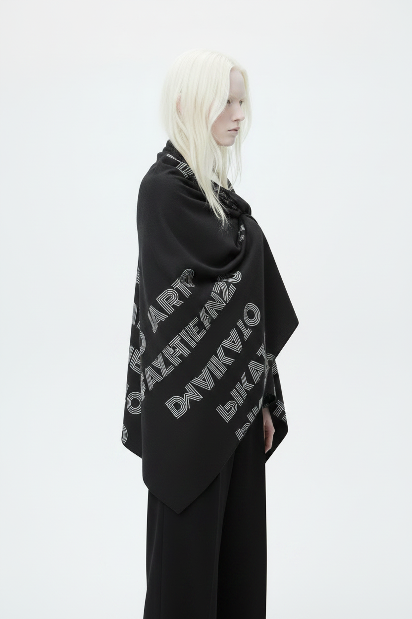 PIKATO MARTIENZO Print Scarf Wrap or Shawl