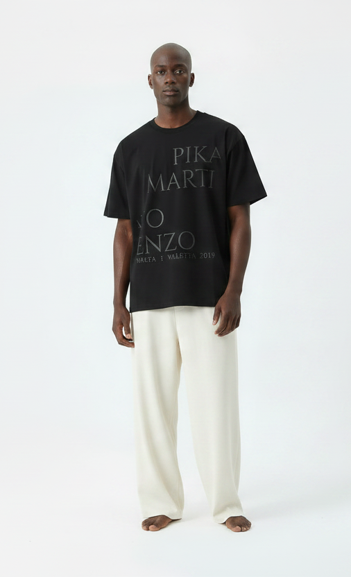 PIKATO MARTIENZO MALTA  VALETTA 2019 BLK Mens T-Shirt