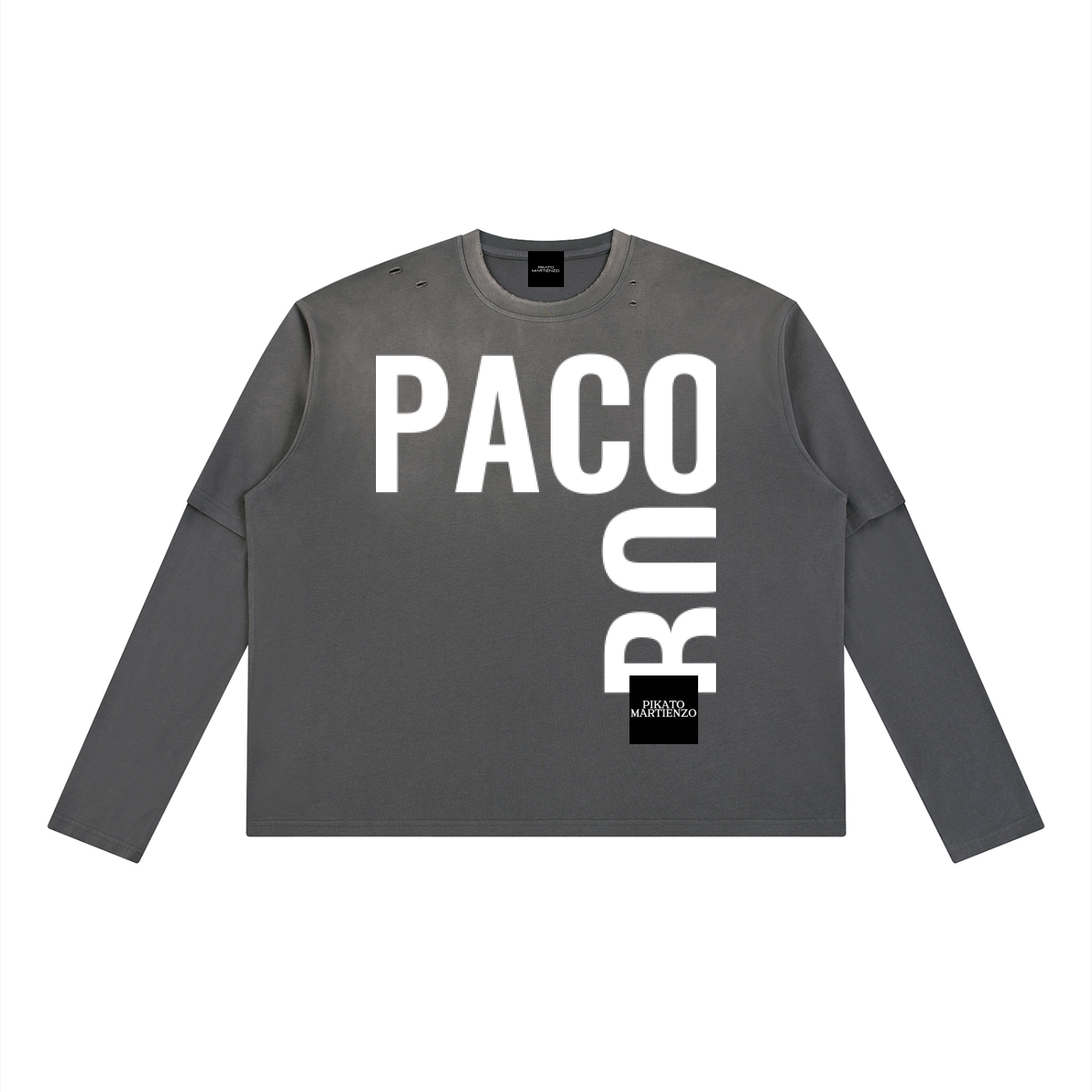 PIKATO MARTIENZO PACOBO UNSX Vintage Wash Layered Tee