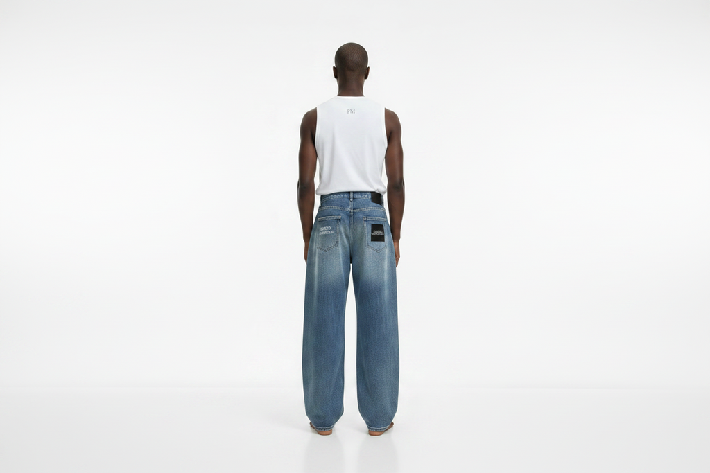 PIKATO MARTIENZO Heavyweight Sun Fade Denim Pants