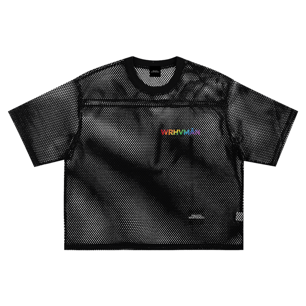 PIK AT MARTIENZO WRHVMÂN Boxy Net T-Shirt