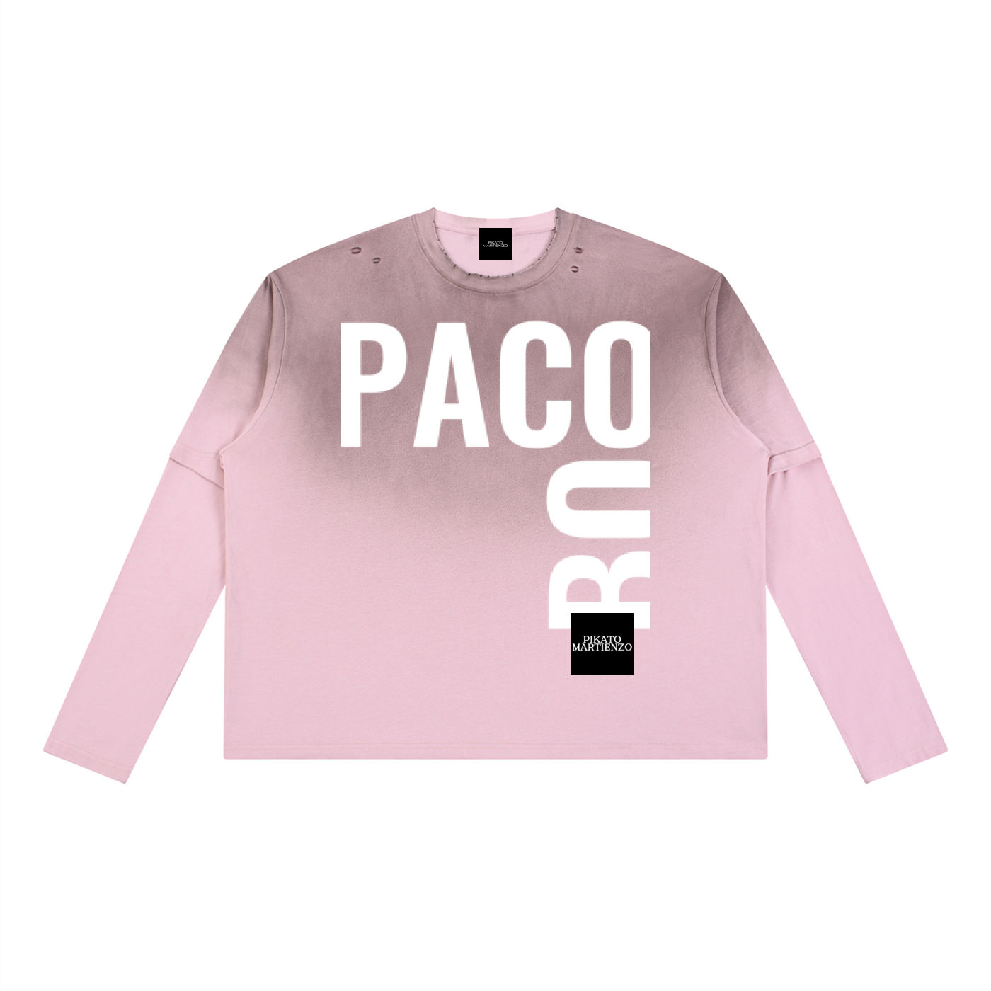 PIKATO MARTIENZO PACOBO UNSX Vintage Wash Layered Tee