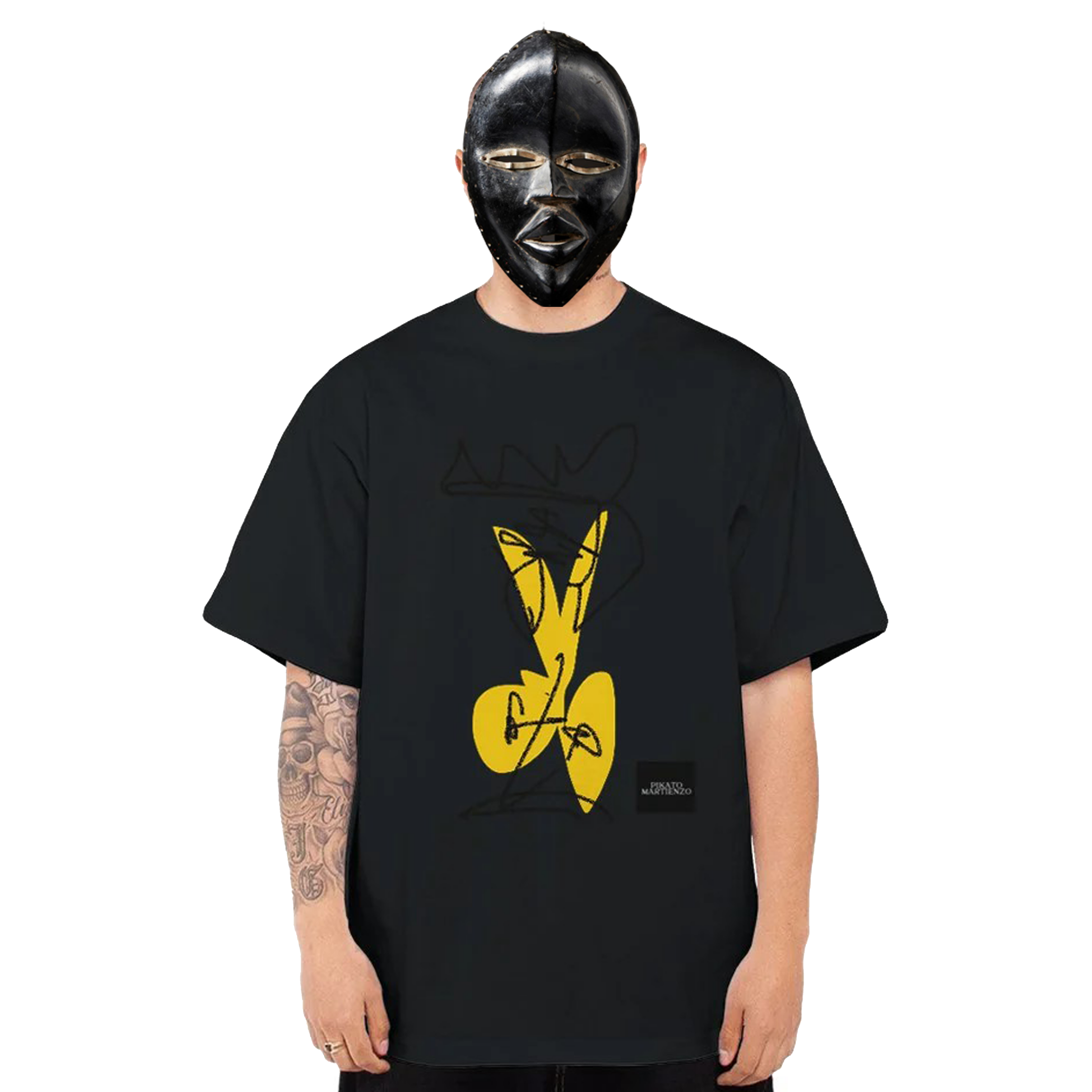 PIKATO MARTIENZO Untitled T-Shirt BLK
