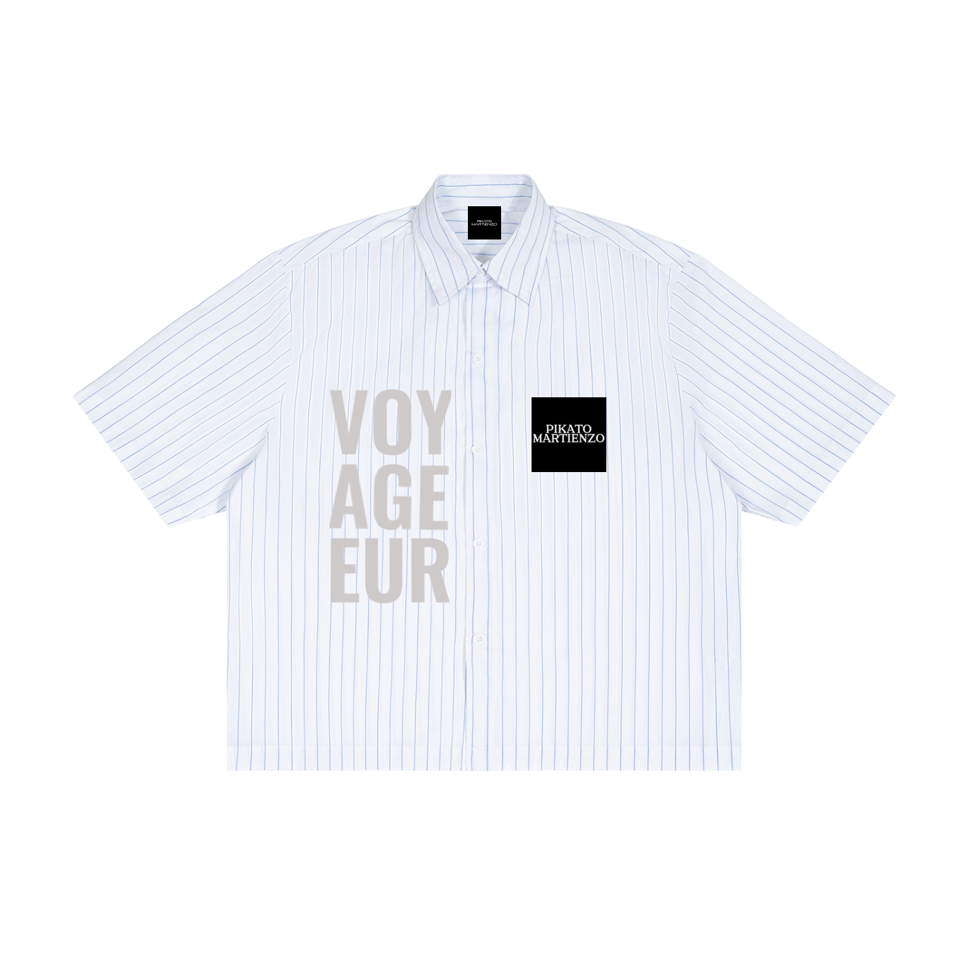 PIKATO MARTIENZO Striped Boxy Shirt