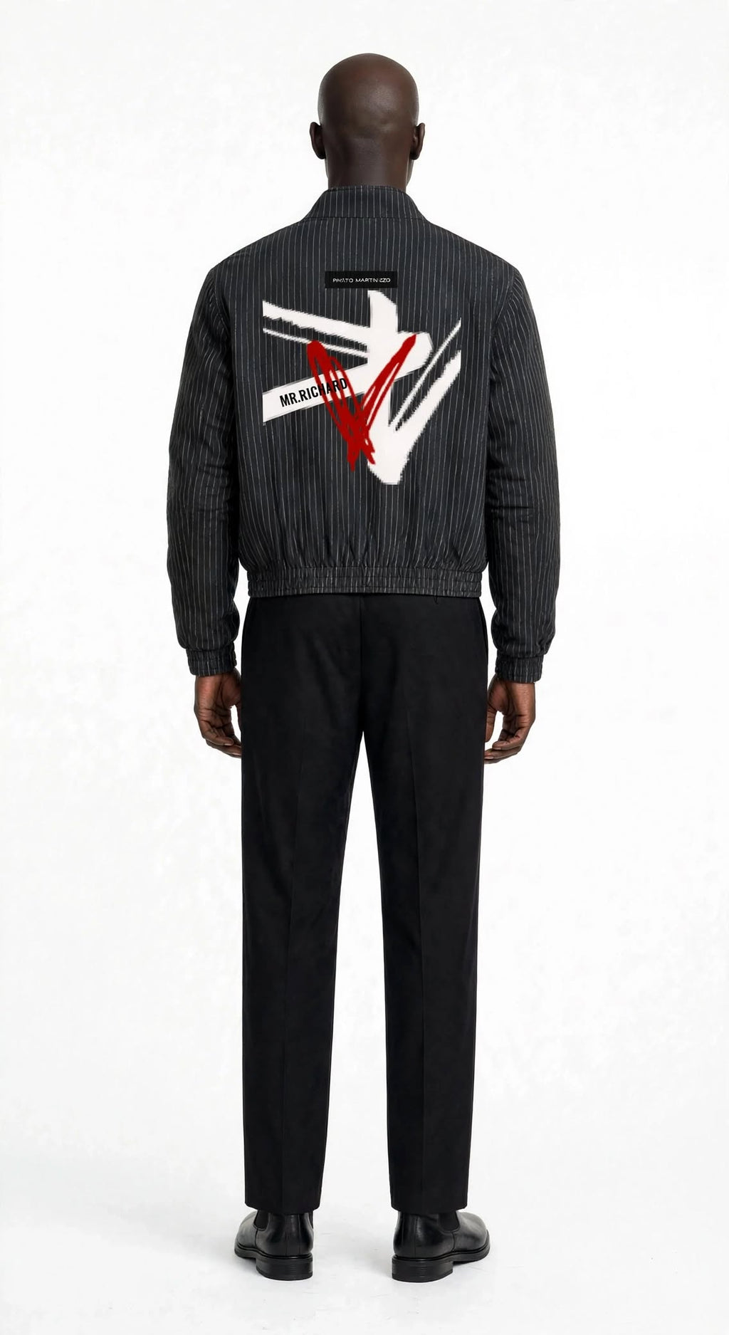 PIKATO MARTIENZO_MR.RICHARD_V  BLK STRPD