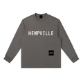 PIKATO MARTIENZO Hempville GRY  LNG SLV T-Shirt