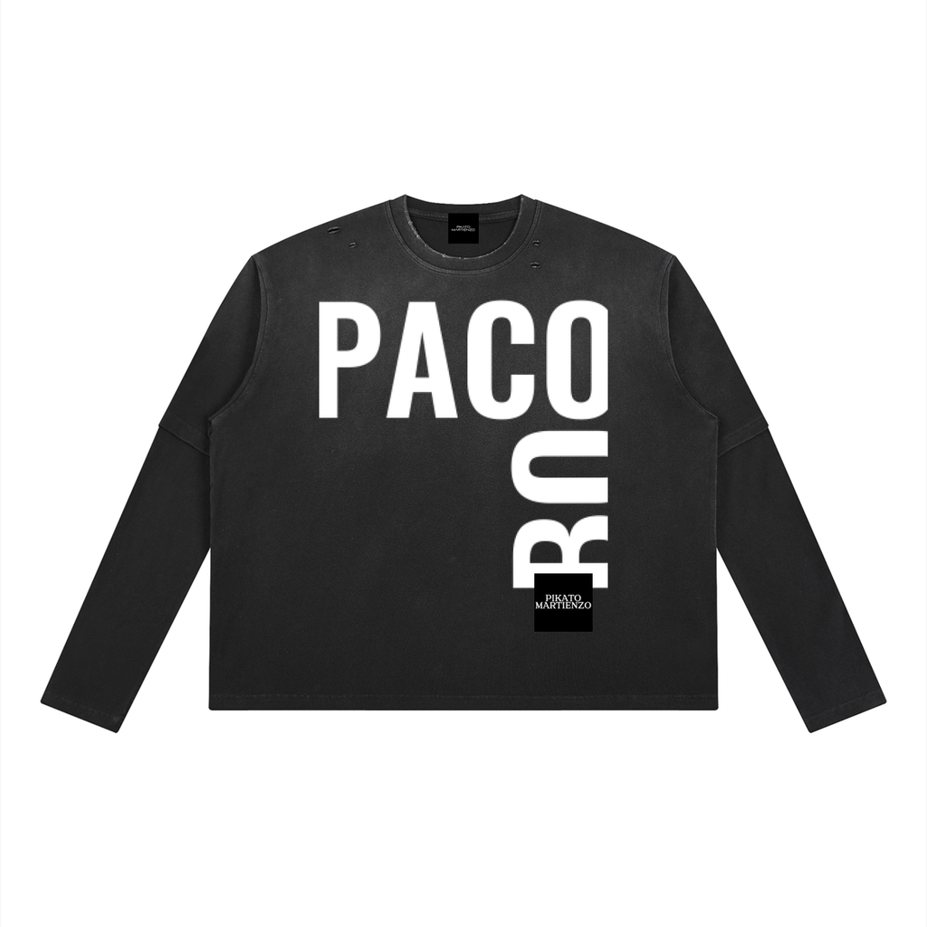 PIKATO MARTIENZO PACOBO UNSX Vintage Wash Layered Tee