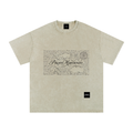 SCRIPTUS Snow Washed Oversized Full Cotton T-Shirt