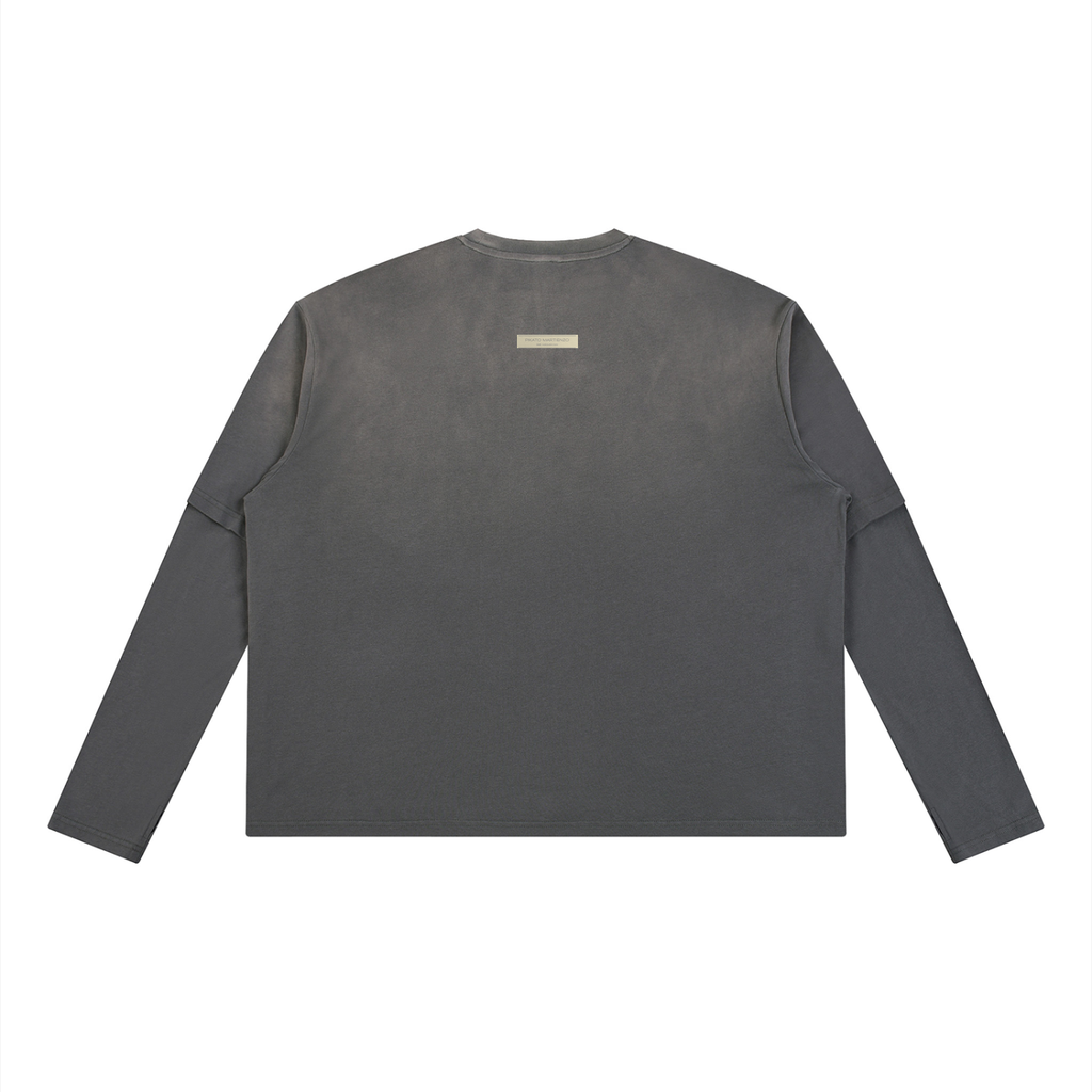 PIKATO MARTIENZO PACOBO UNSX Vintage Wash Layered Tee