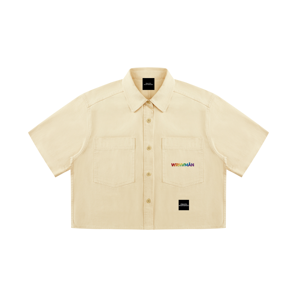 PIKATO WRHVMÂN Women’s Crop SS Shirt