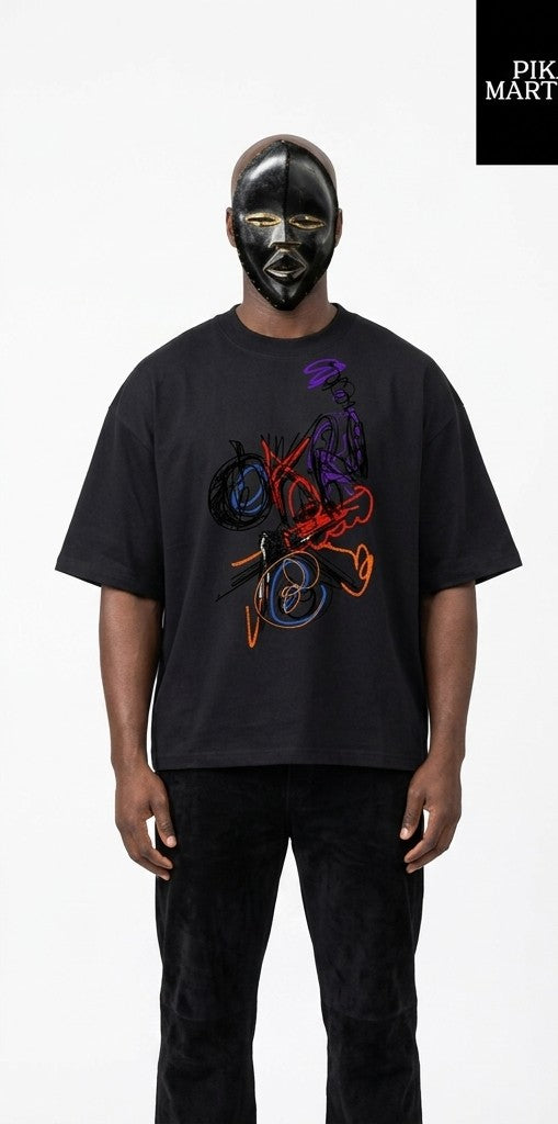 PIKATO MARTIENZO OKRIKA XtraSized One-Piece Boxy T-Shirt