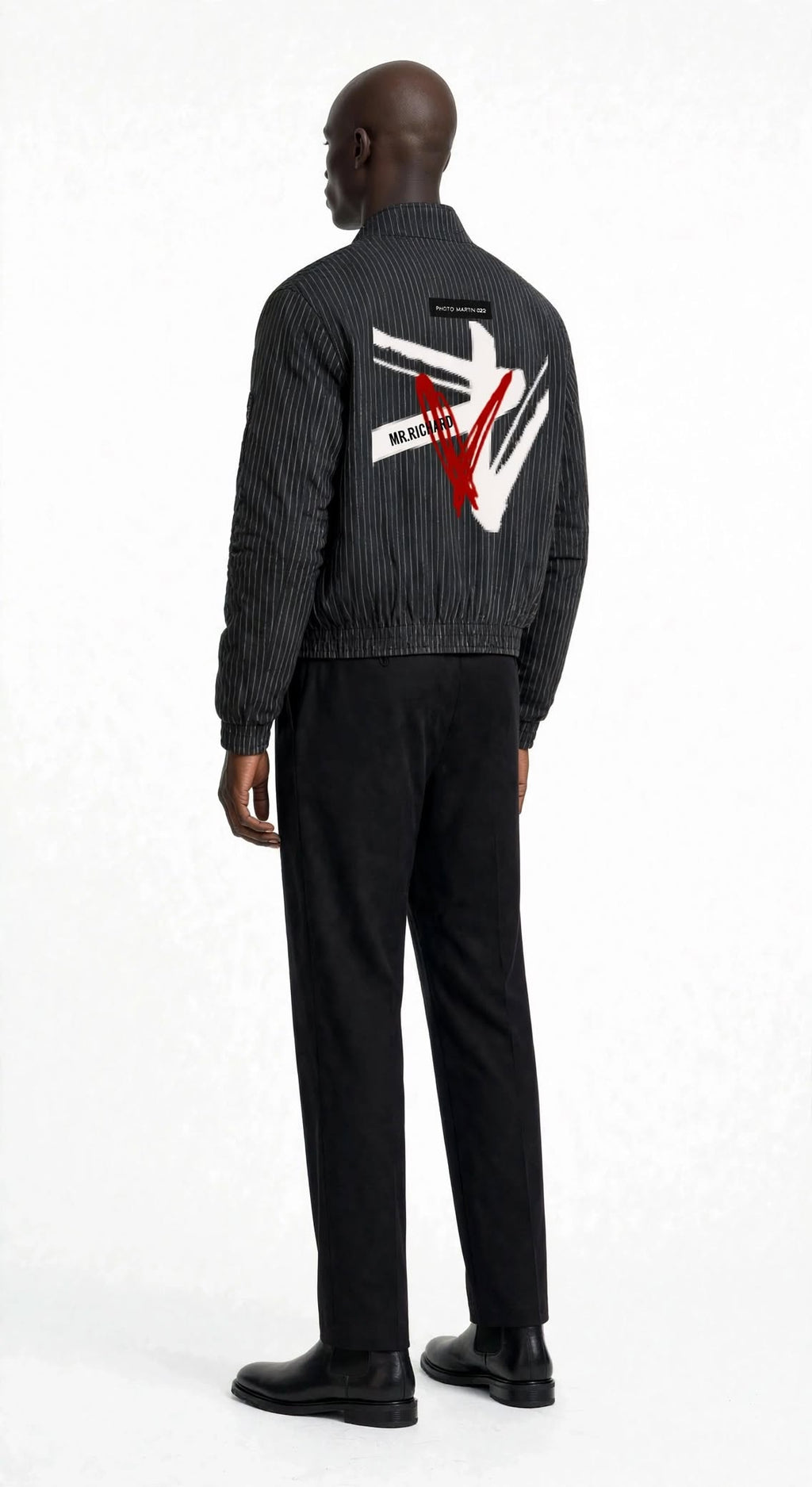 PIKATO MARTIENZO_MR.RICHARD_V  BLK STRPD